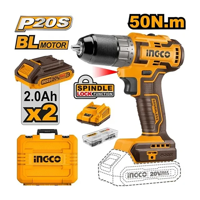 Furadeira de impacto sem fio sem escova de �ons de l�tio P20S 20V CIDLI20508