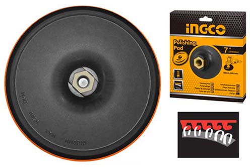 Almofada de polimento com flange