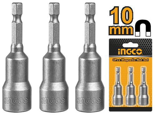 Conjunto de 3 porcas magn�ticas de impacto  AMN1031
