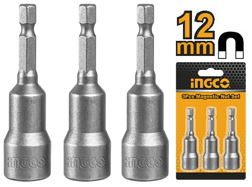 Conjunto de 3 porcas magn�ticas de impacto AMN1231