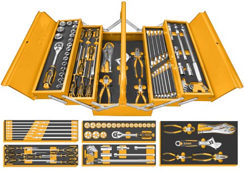 Conjunto de caixa de ferramentas com 59 pe�as HTCS15591