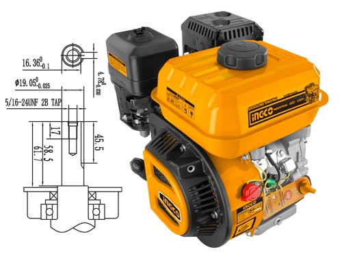 Motor a gasolina GEN1682