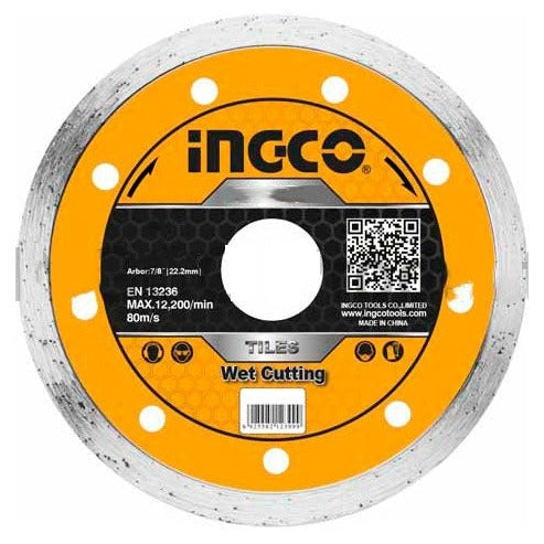 Disco de diamante úmido Ingco 8″ e 10″ – DMD022002 e DMD022501