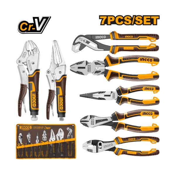 Conjunto de 7 alicates – P1C6 | COS23036 Ingco